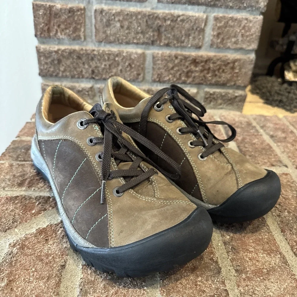 Keen Womens Presidio Sneakers Black Olive/Canton Size 8 #515